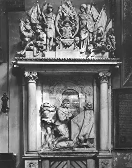 Verse: Tomb in the Marienkirche in Berlin-Mitte, around 1930