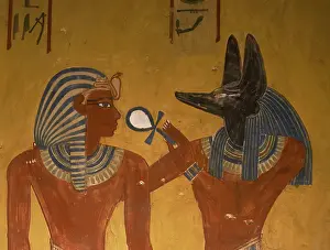 Pharaoh: Tomb of Menjeperura or Thutmose IV. The pharaoh received by