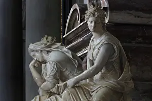 Giovan: Tomb of Michelangelo, Santa Croce, Florence, Tuscany, Italy