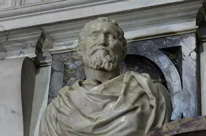 Giovan: Tomb of Michelangelo, Santa Croce, Florence, Tuscany, Italy