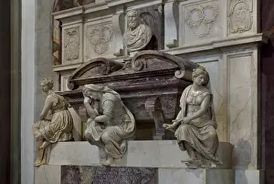 Tomb of Michelangelo, Santa Croce, Florence, Tuscany, Italy