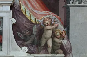 Buonarotti: Tomb of Michelangelo, Santa Croce, Florence, Tuscany, Italy