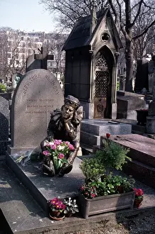 Nijinsky: Tomb of Nijinsky, Russian ballet dancer, Paris