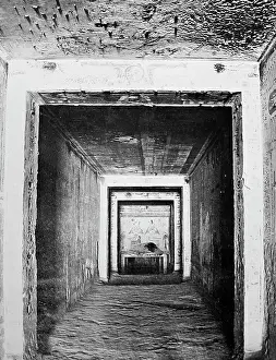 Passageway: A tomb passageway, Egypt, Victorian period