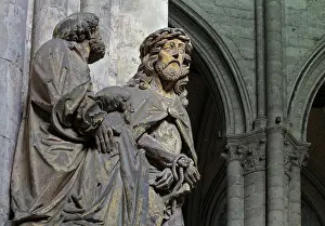 Burry: Tomb of Pierre Burry, Amiens Cathedral, Picardy, France