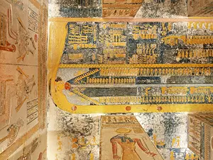Pillared: Tomb of Ramesses VI, Valley of the Kings, Egypt