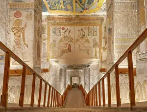Pillared: Tomb of Ramesses VI, Valley of the Kings, Egypt