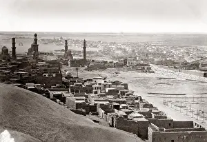 Caliphs: Tombs of the Caliphs, Cairo, Egypt, c.1880's