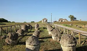 Tarquinia: Tombs, Monterozzi necropolis, Tarquinia, Lazio, Italy