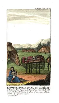 Khabarovsk: Tombs of the Tungusic natives of Chikhachyova
