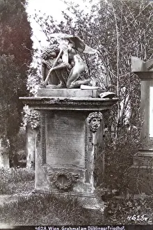 Sepulchral: Tombstone at the Old Dobling cemetery