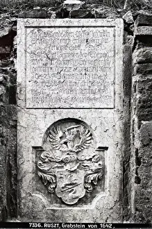 Burgenland: Tombstone in Rust
