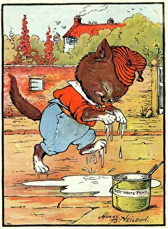 Neilson: Tommy Tinker the Cat paddled in spilt paint