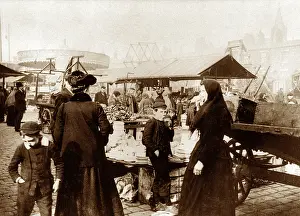 Oldham: Tommyfield Market, Oldham early 1900's