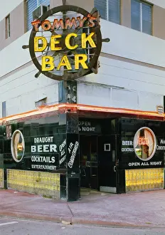 Budweiser: Tommy's Deck Bar, photograph by Walter Smalling, ?