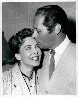Tonsillitis: Tonia Lee, My Fair Lady understudy, with Rex Harrison