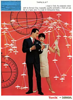 Dormeuil: Tonik fabric advertisement, 1962
