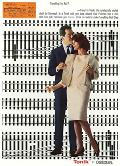 Dormeuil: Tonik fabric advertisement, 1962