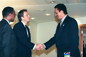 Chogm: Tony Blair Greets Kenny