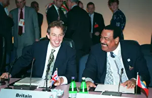 Chogm: Tony Blair & Lester Bird