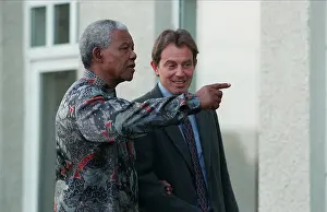 Chogm: Tony Blair & Nelson Mandela