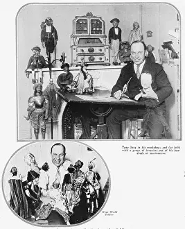 Puppeteer: Tony Sarg in his workshop and a group of his favourite