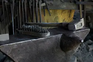 Novo: Tools, Forge, Chateau de Guedelon, Treigny, Burgundy, France