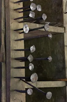 Novo: Tools, Forge, Chateau de Guedelon, Treigny, Burgundy, France
