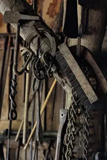 Novo: Tools, Forge, Chateau de Guedelon, Treigny, Burgundy, France