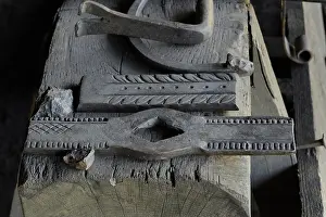 Novo: Tools, Forge, Chateau de Guedelon, Treigny, Burgundy, France