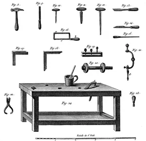 Joinery: Tools for making musical instruments, c. 1750