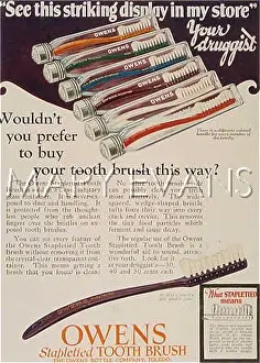 Scribners: TOOTHBRUSH AD/SCRIBNERS