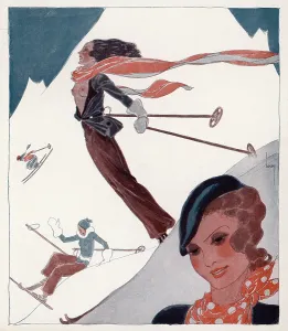 Baring: TOPLESS SKI JUMPER 1935