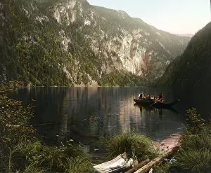 Hand Colored: Toplitzsee in Ausseerland