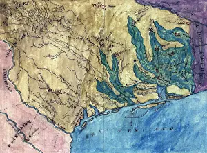 Topographic: Topographic map of the Province of Texas. ?