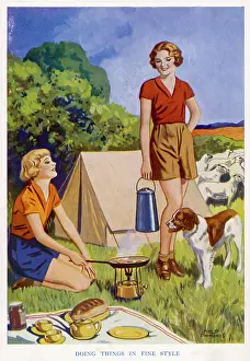 Lesley Bradshaw: TOPPING BOOK/CAMPING