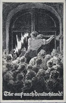 Druck: 'Tor auf nach Deutschland!'. 1925