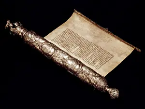 Torah: Torah with silver casing