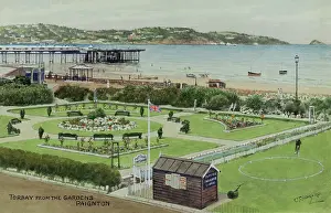 Paignton: Torbay from the Gardens, Paignton, Devon