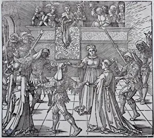 Masquerade: Torchlight dance in Augsbourg