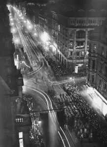 Seizing: Torchlight parade in Berlin on 21.03.1933