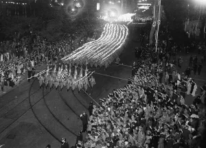 Torchlight: Torchlight procession of the political organizations