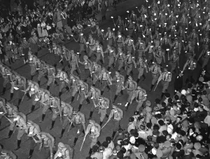 Rallies: Torchlight procession of the political organizations