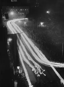 Nsdfb: Torchlight procession to the Reich leadership