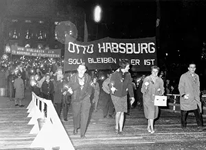 Spoe: Torchlight procession - Social Democratic Party of Austria