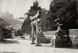 Torii: Torii to the temple at Kanazawa, Japan