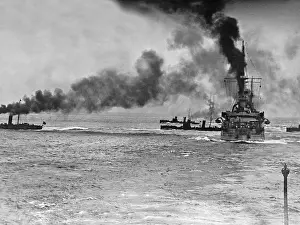 Cruisers: Torpedo boat attack during a maneuver of the German navy, 19