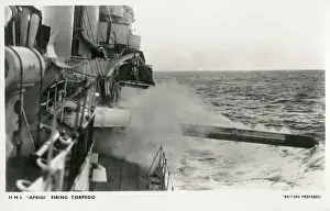Afridi: A torpedo fired from HMS Afridi - British Destroyer