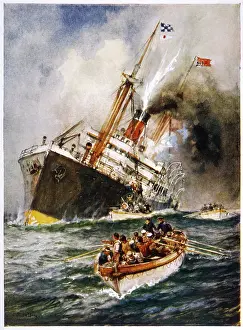Torpedoed: TORPEDOED SHIP, WW1