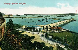 Torquay: Torquay Harbour and Pier, Devon, England